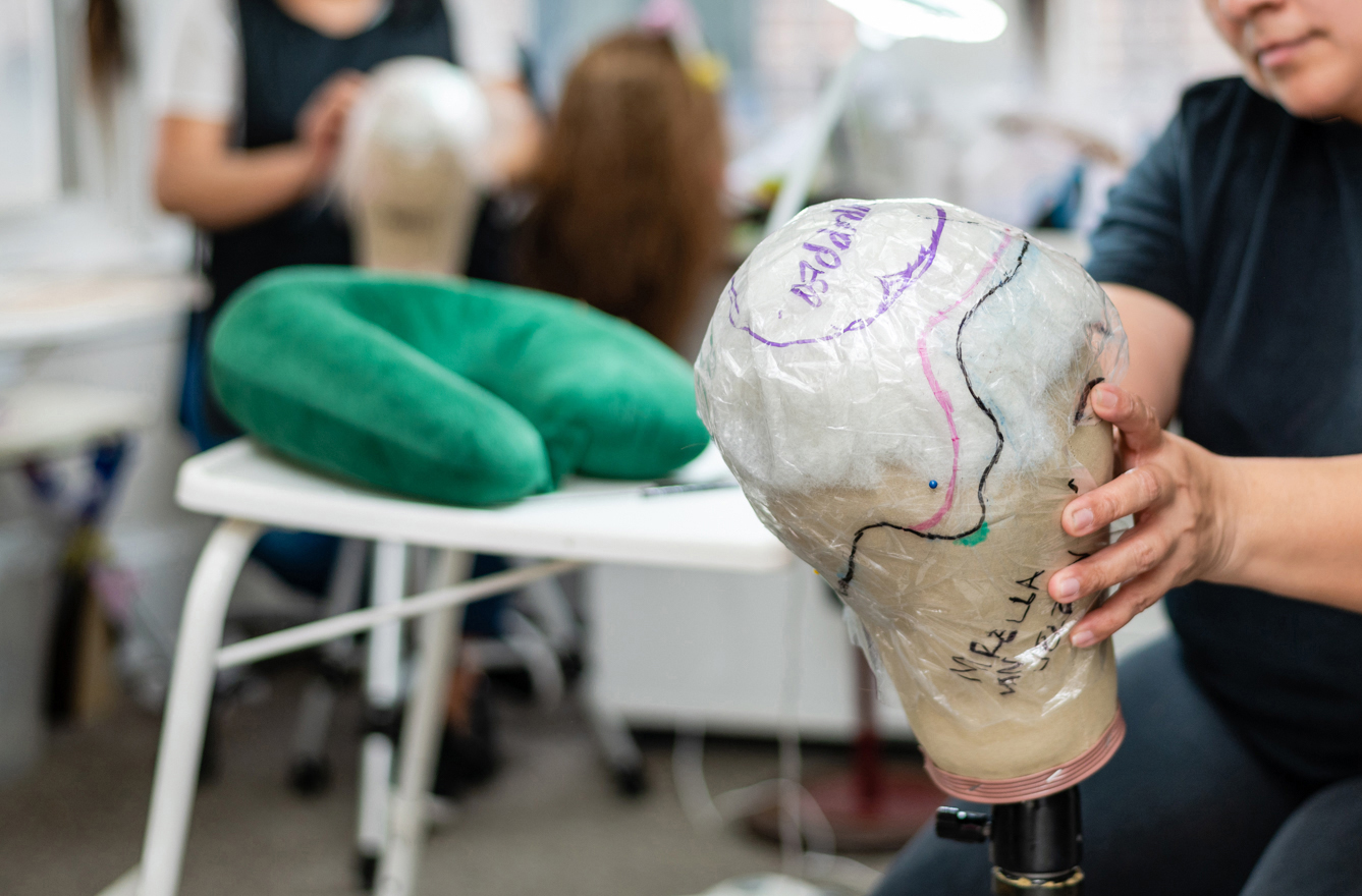 Handmade and ready to go. Seamless, natural looking wigs